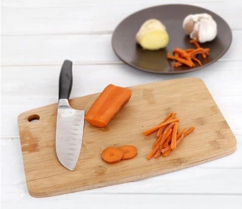 Bamboo Cutting Board - Rectangular Kitchen Chopping Board
