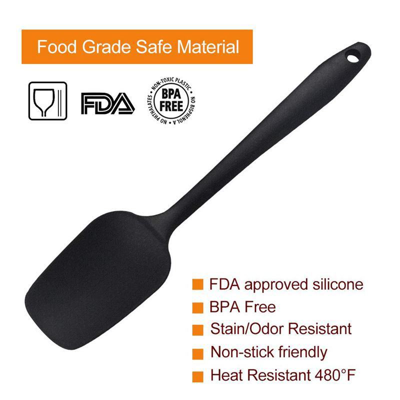5-Piece Silicone Spatula Set for Baking Tools