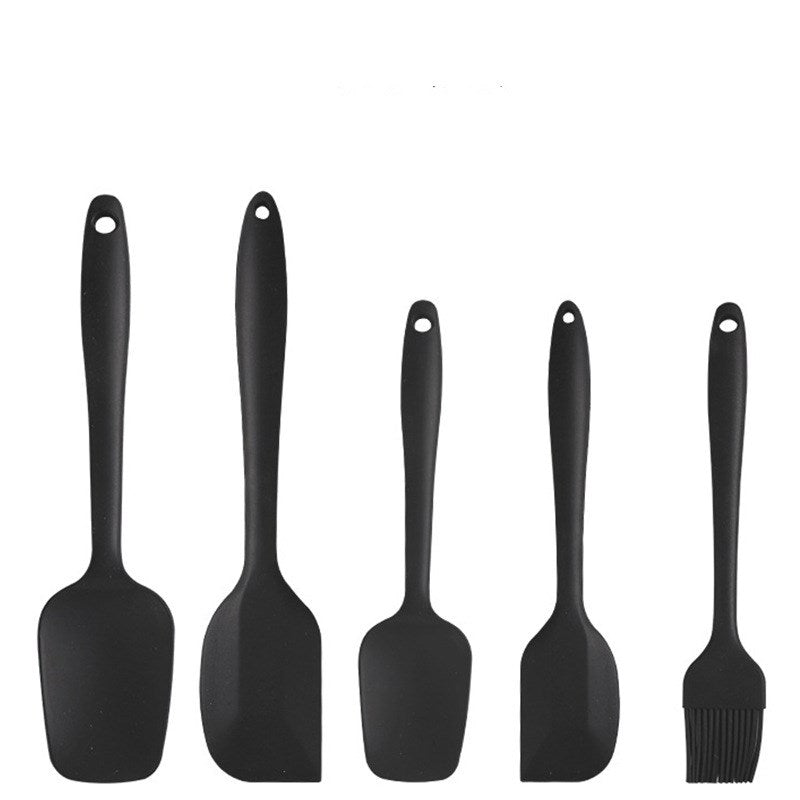 5-Piece Silicone Spatula Set for Baking Tools